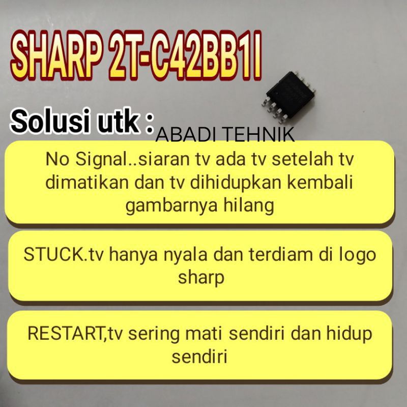 ic eprom memory sharp 2T-C42BB1I