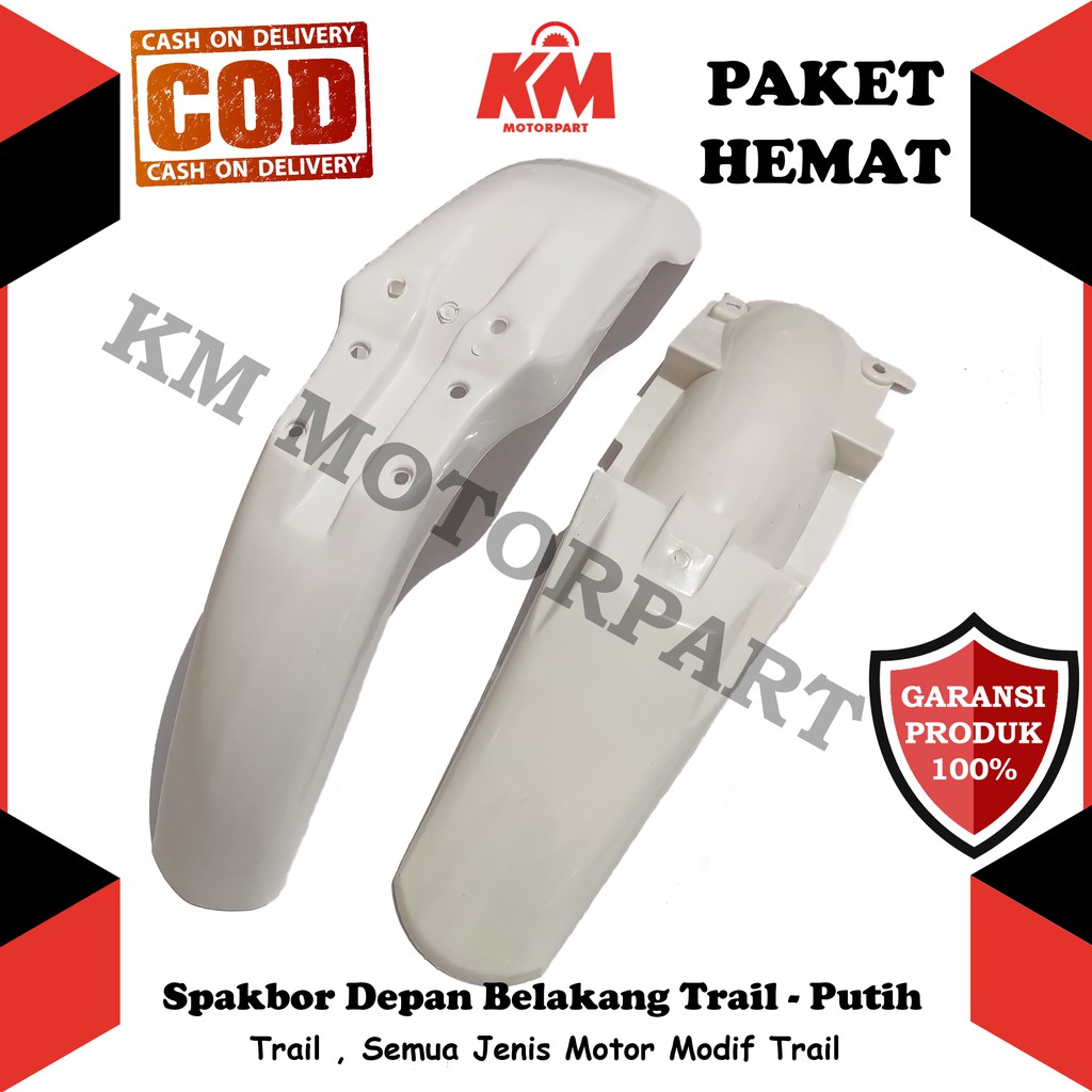 Spakbor Depan Belakang Trail Paket Slebor KLX