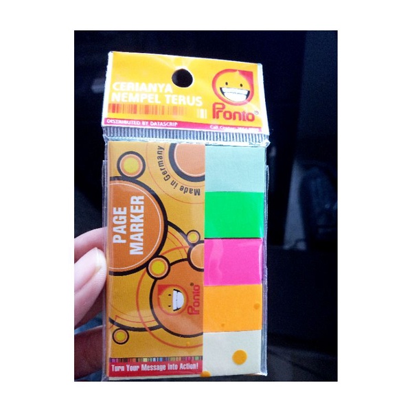 

Pronto Sticknote PageMarker 5Colors/pack