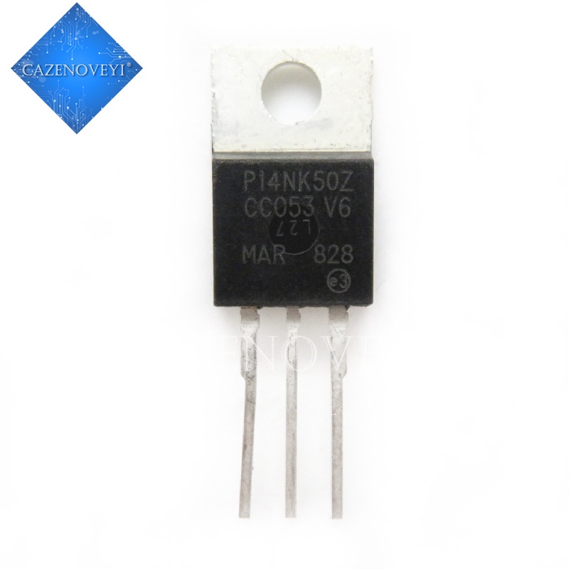 10pcs Ic Stp14Nk50Z P14Nk50Z To-220 500v 14a