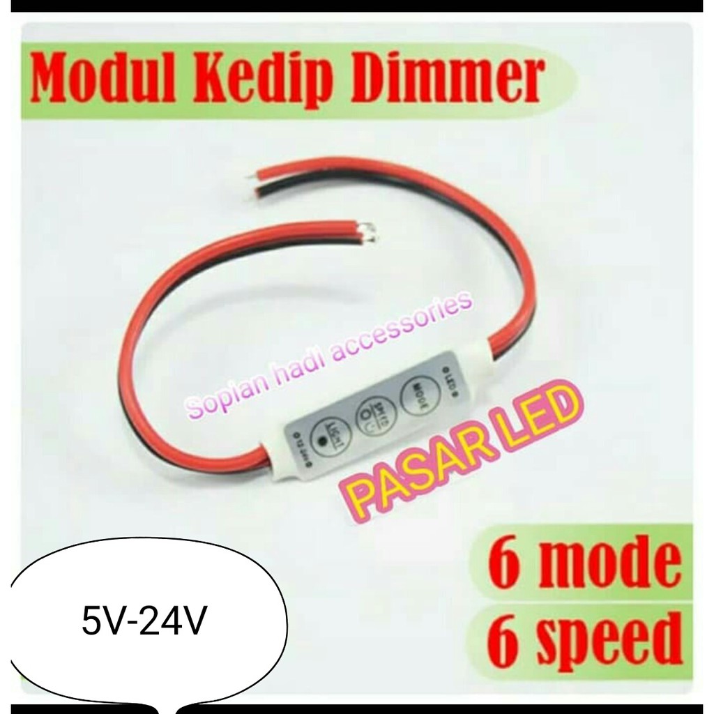 MODUL STROBO KEDIP CONTROL DIMMER MINI MOTOR MOBIL