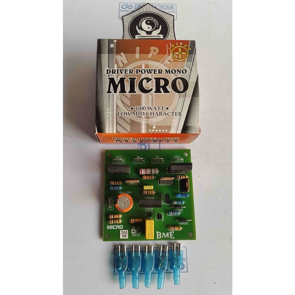KIT DRIVER POWER AMPLIFIER MICRO - 1000 WATT MONO