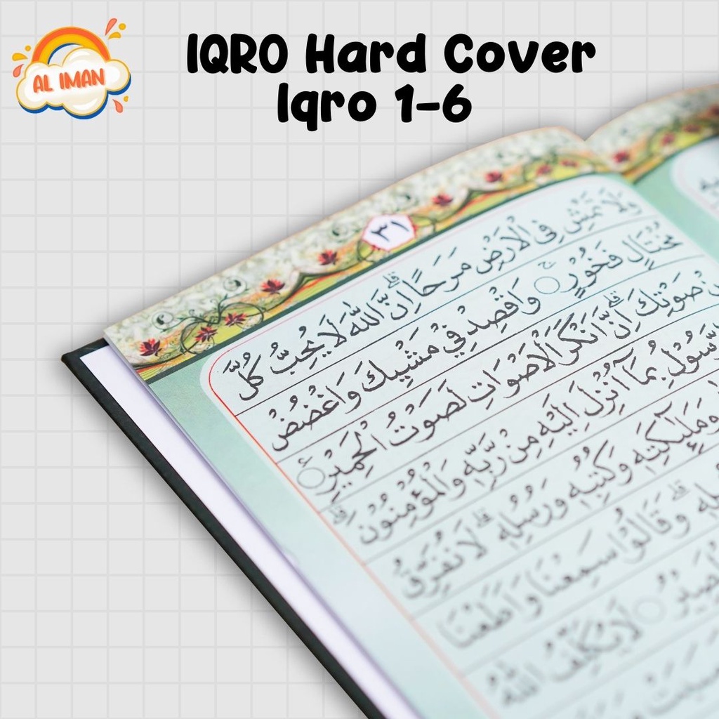 IQRO ANAK HARD COVER - IQRO CUSTOM NAMA FOTO