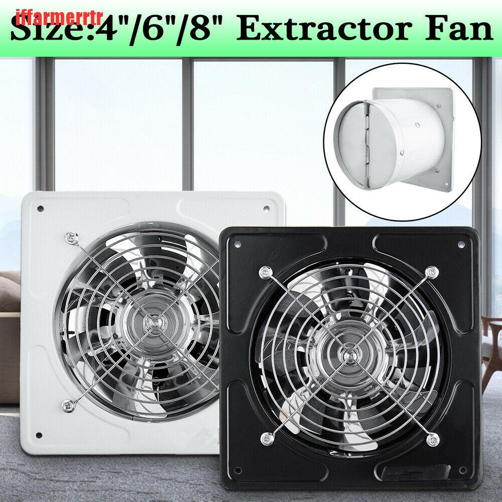 Iffarmerrtr4 6 8 Inch Silent Wall Extractor Exhaust Ventilation Fan Bathroom Toilet Kitchen Lzj Shopee Indonesia