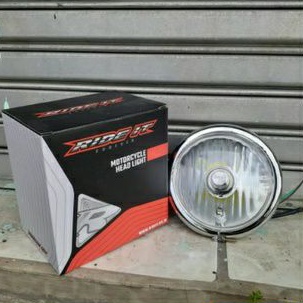 LAMPU CB JUTE BENING HD REFLEKTOR DEPAN PESEK 5IN SET BATOK GL MEGAPRO TIGER