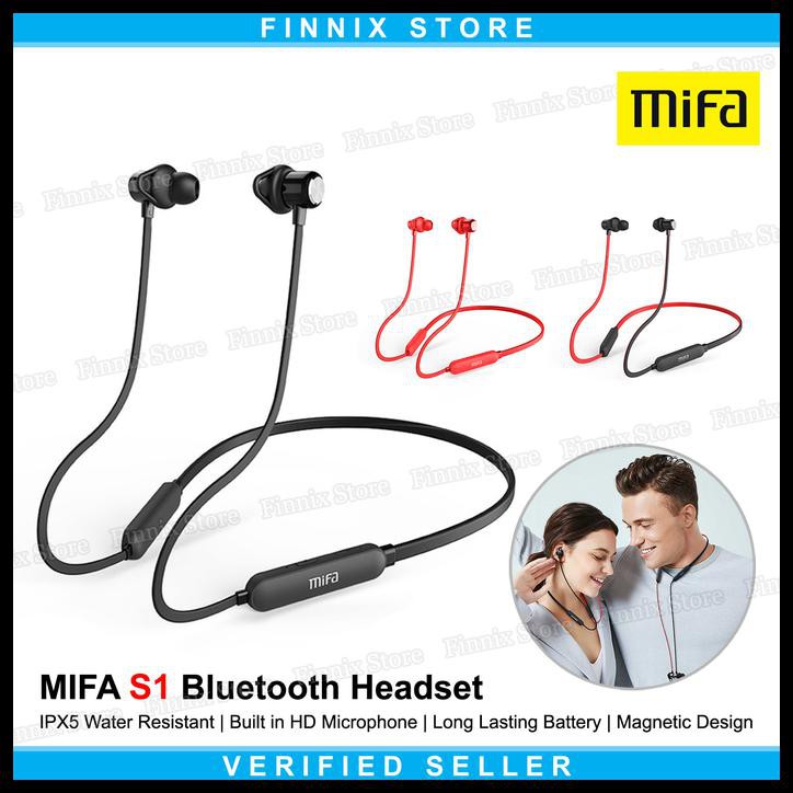 XIAOMI MIFA S1 SPORTS BLUETOOTH HEADSET EARPHONE WIRELESS EARBUDS - HITAM