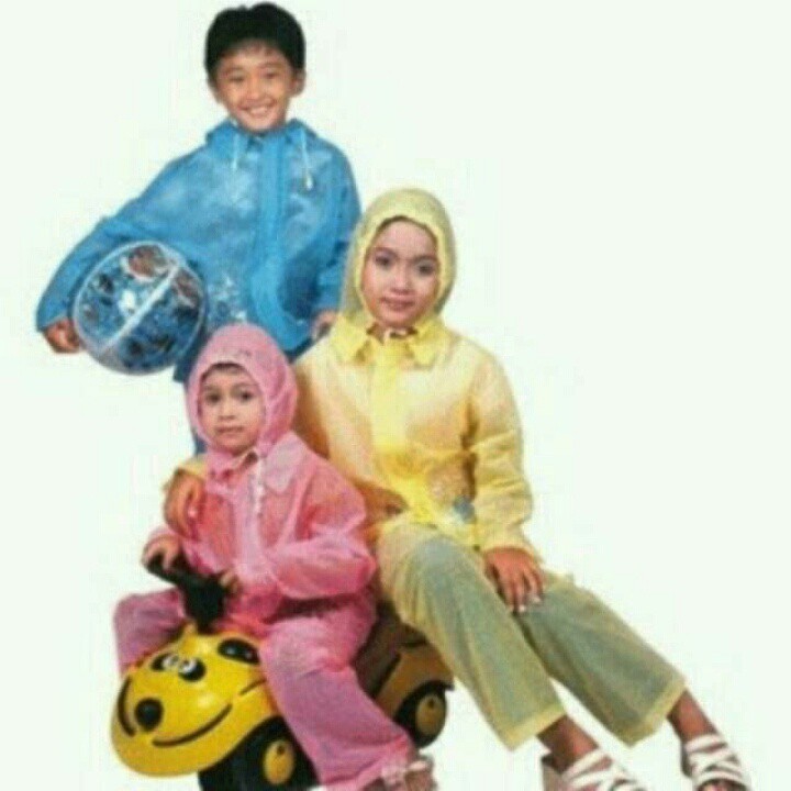 Jas Hujan Anak Transparan Elephant Brand Murah - Jas hujan jaket celana Anak SD Tebal