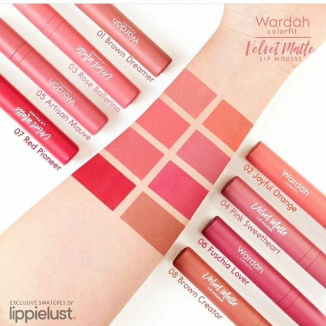 WARDAH VELVET MATTE LIP MOUSSE