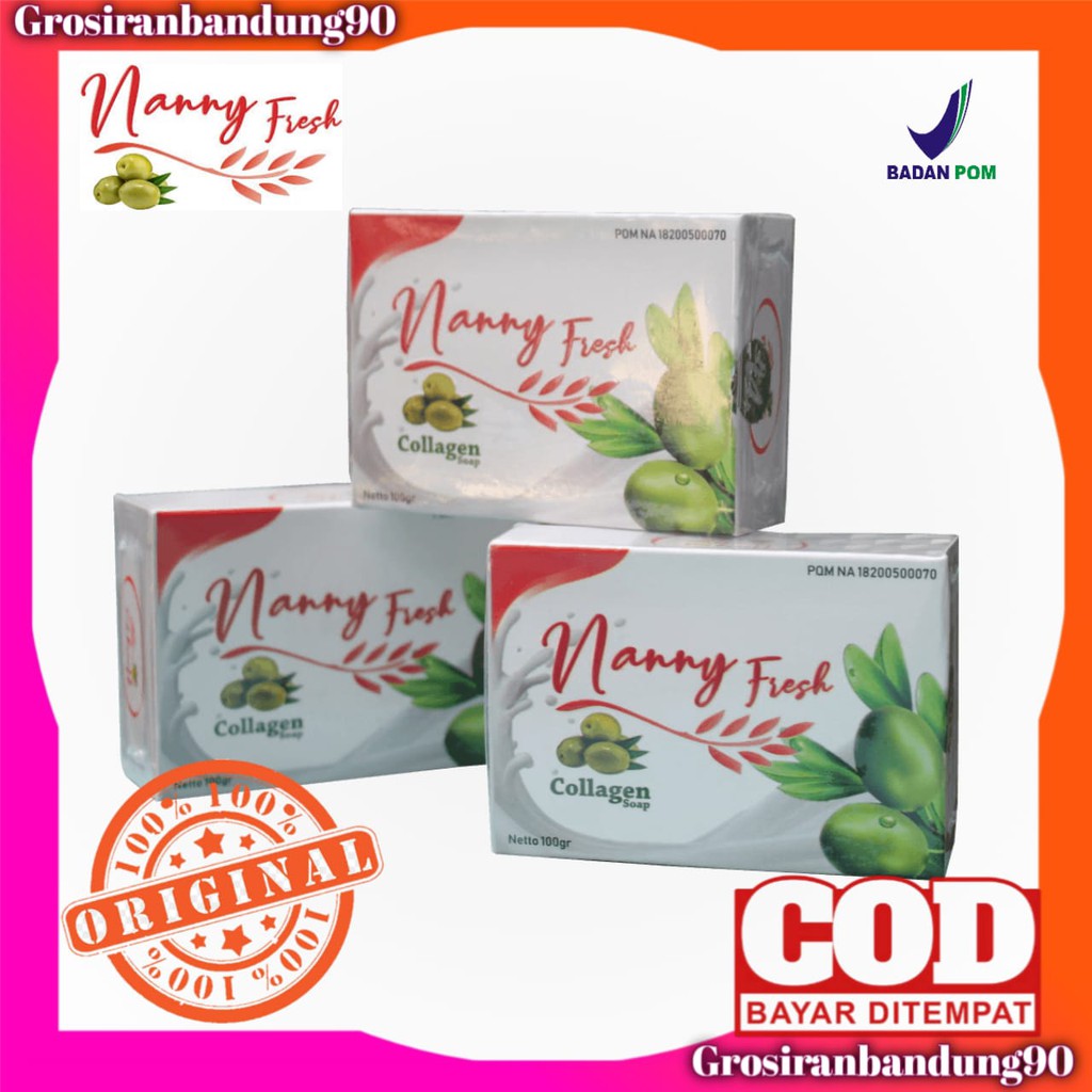 Sabun Muka Nanny Fresh / Menghilangkan Flek hitam, Bekas Jerawat