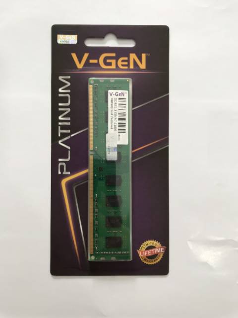 DDR3 8GB PC-12800 / 1600MHz V-GeN Platinum Longdimm RAM Vgen