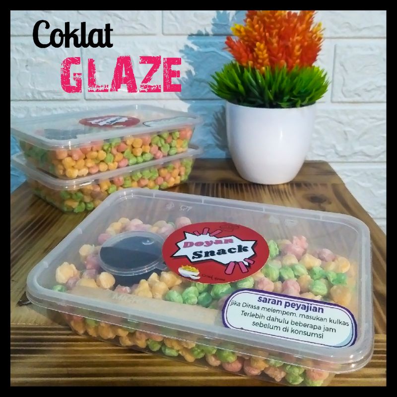 

nyamnyam|raice_crispy_box_500ml|Coklat_Glaze