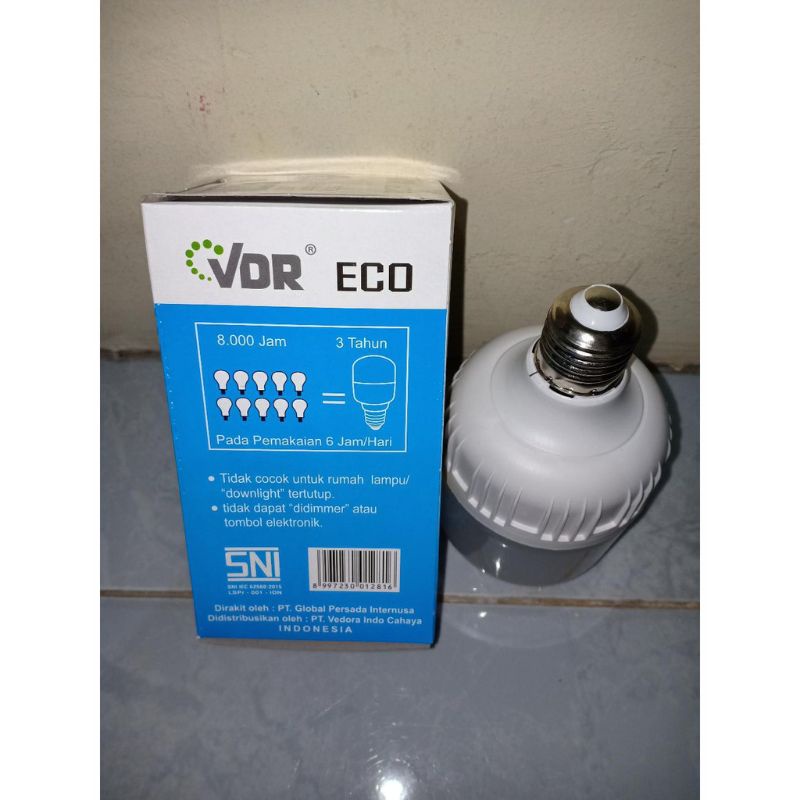 Bohlam LED VDR 20 Watt Lampu Capsule Hemat Energi Cahaya Putih