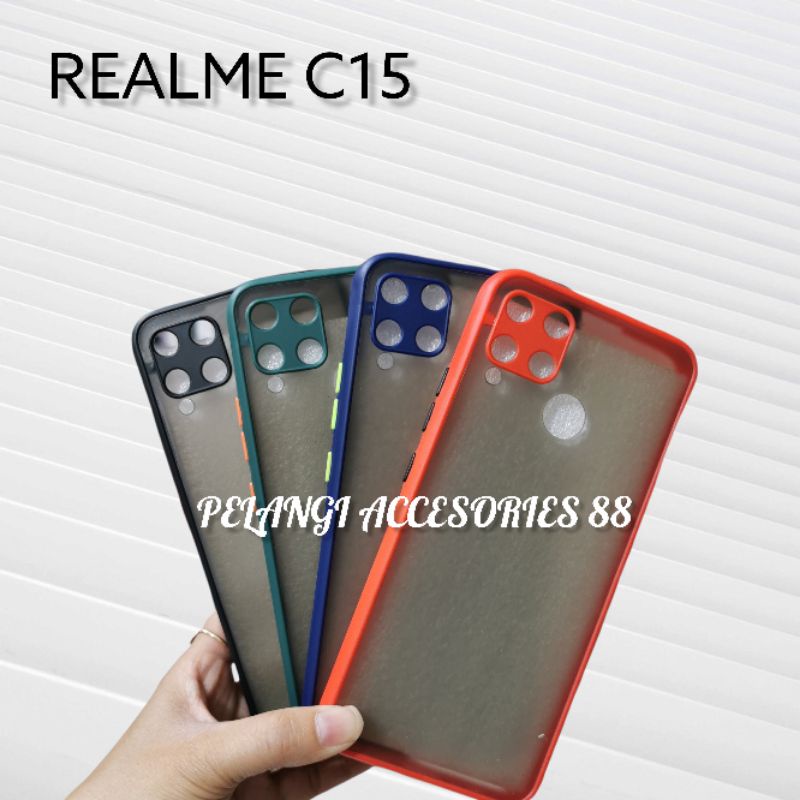 CASE REALME C15 SOFTCASE CASE DOVE CASE FULL COLOUR