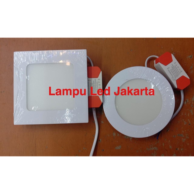 Lampu Led downlight panel 6watt (bulat)