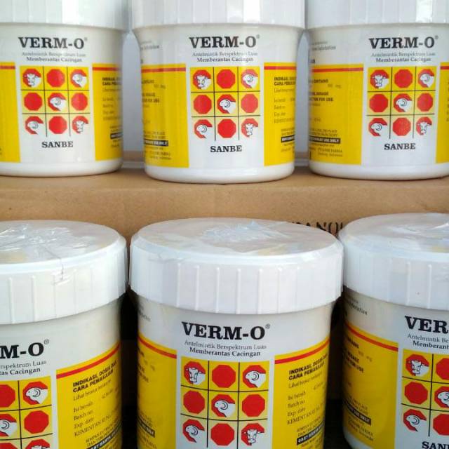 Jual Verm O 42 Bolus Obat Cacing Untuk Hewan Sapi Kambing Kuda Domba