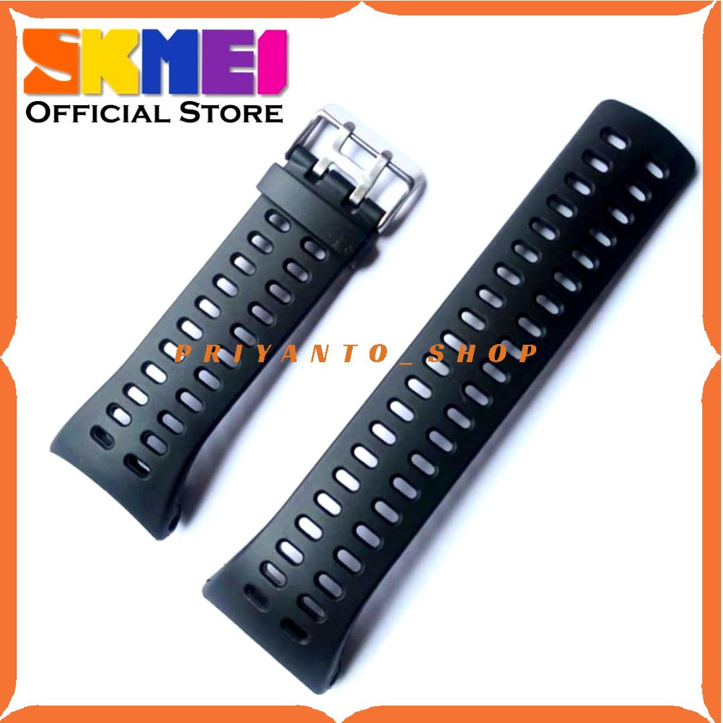 STRAP TALI JAM TANGAN SKMEI 1295 RUBBER WATCH SKMEI 1295 PEDOMETER