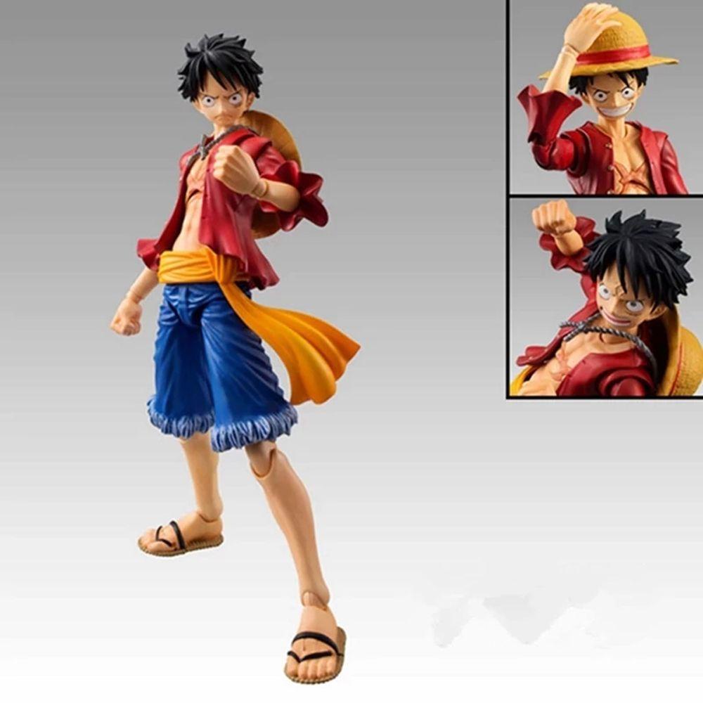 QUINTON Figure Luffy 17cm Ulang Tahun Model Anime Mainan PVC Action Figuine