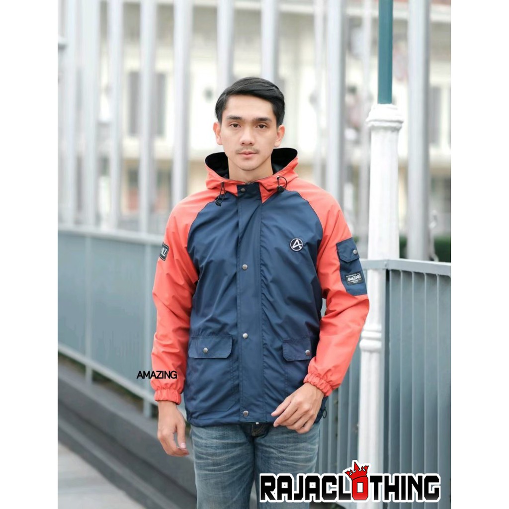 RCL - JAKET PARKA RAGLAN AMAZING PRIA - JAKET COWOK KEREN L.XL
