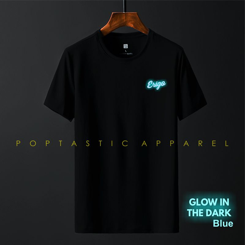 ERG- Kaos Distro Pria Wanita GLOW IN THE DARK Premium/ LEMBUT / ADEM