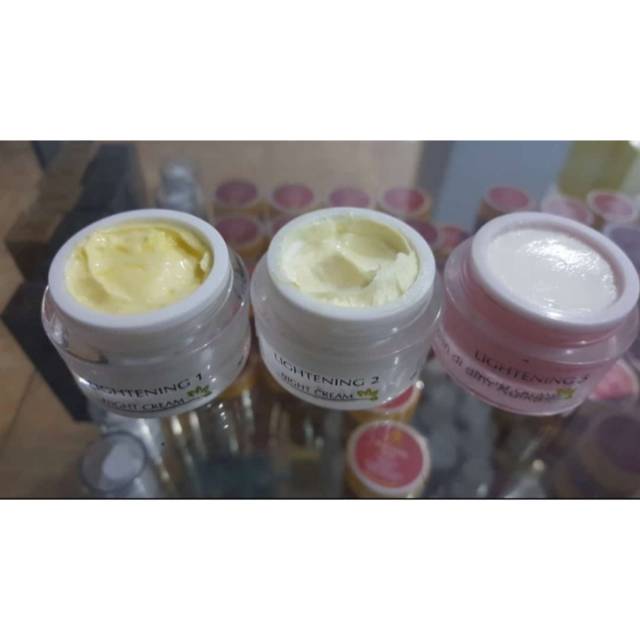 Shineskin krim malam lightening 1 , 2 , 3 , cream malam L1 L2 L3