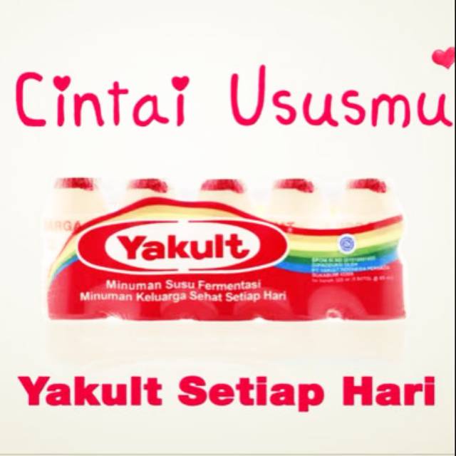 

YAKULT 5pcs 9.500 Murah !!! Cocok untuk minuman diacara atau kumpul kumpul bareng temen dan keluarga