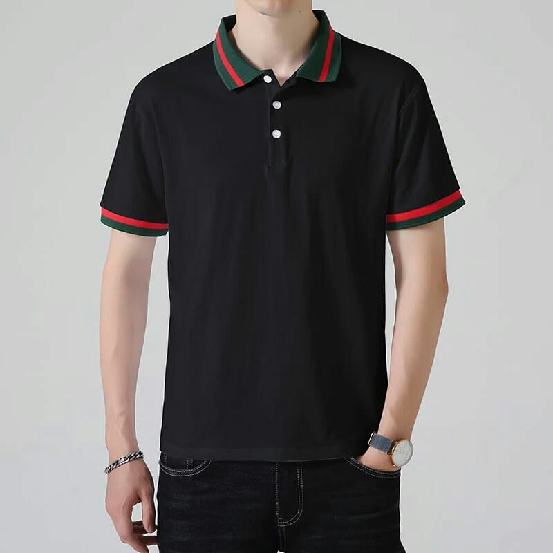 Fashion Pria/Baju Kaos Polo Krah Wangki Lakos lengan pendek Good Quality