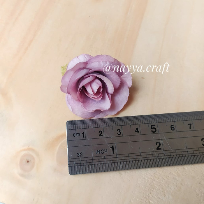 Kepala bunga mawar peony kelopak bunga artificial kecil hiasan dekorasi mahar craft-2
