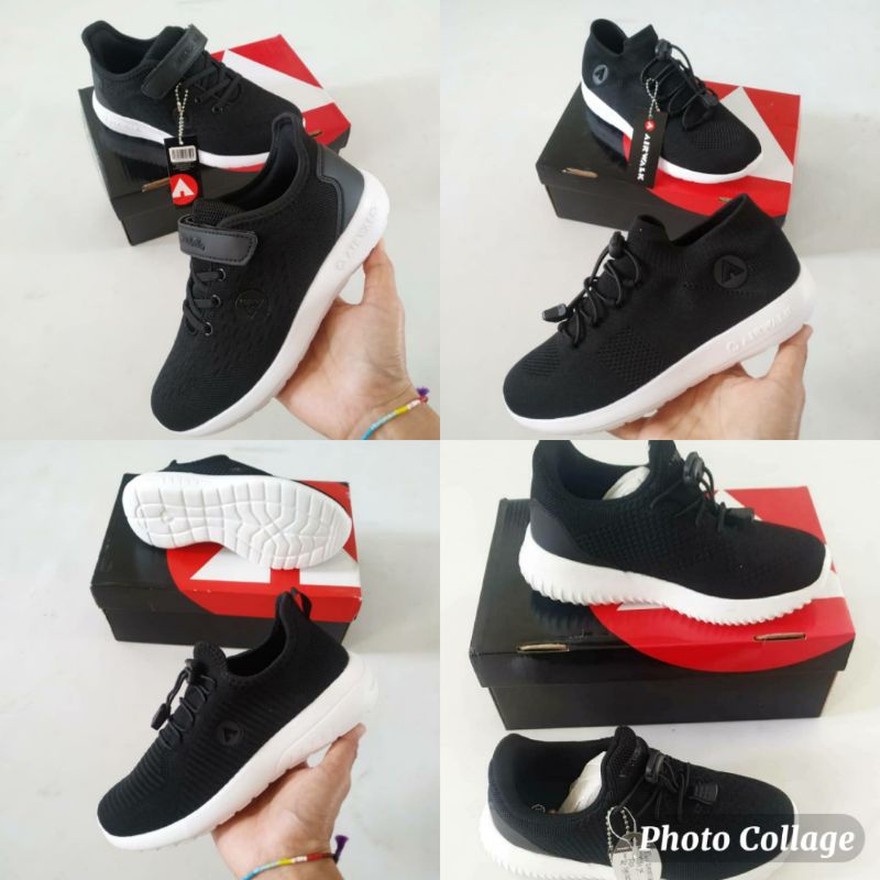 sepatu airwalk original slip on hitam
