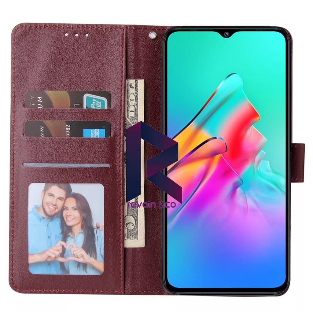 SAMSUNG GALAXY M21 CASE FLIP WALLET LEATHER KULIT PREMIUM SARUNG BUKA TUTUP FLIP CASE SAMSUNG M21