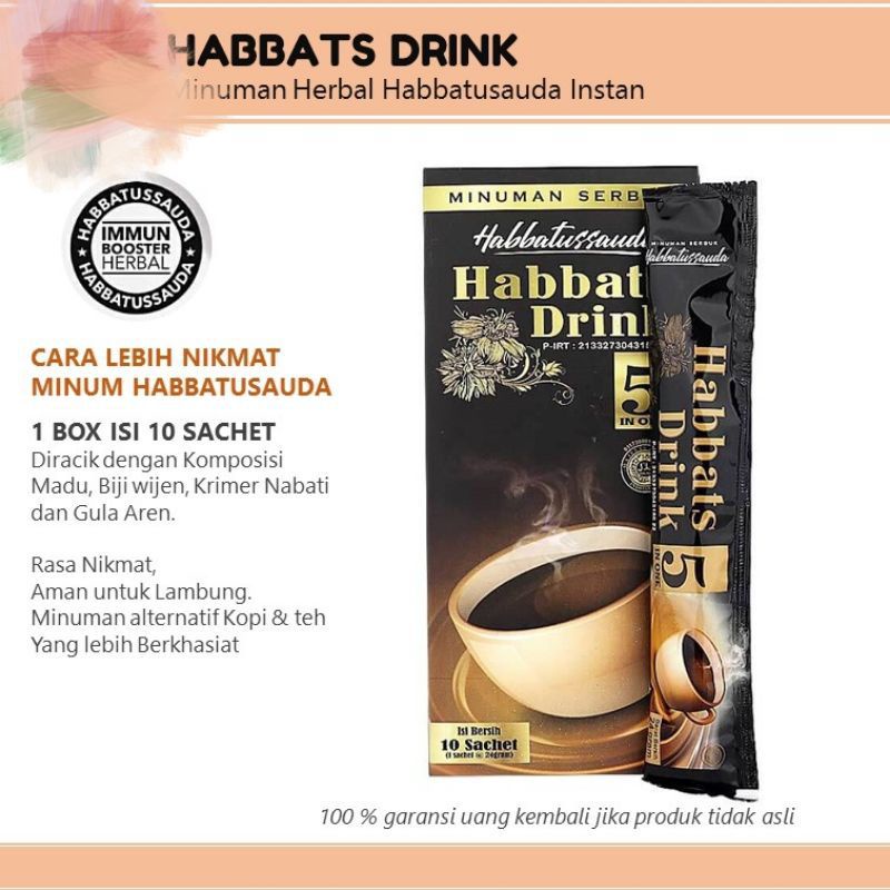 

HABBATS DRINK 5 IN 1 ISI 10 SACHET/MINUMAN HABBATUSAUDA