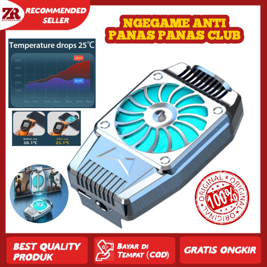 Fan Cooler Radiator Pendingin Hp Gaming Gamepad Cooler Hp Android iPhone