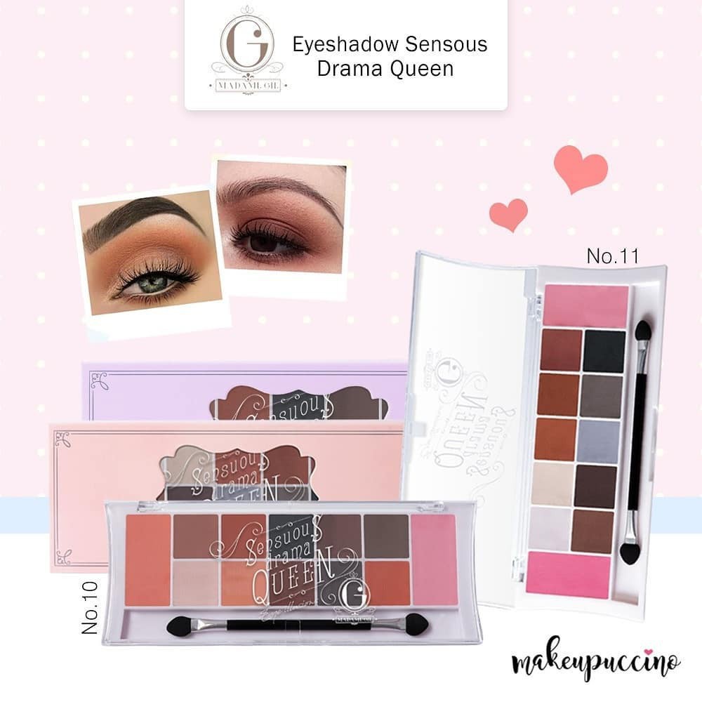 MADAME GIE - EYE ILLUSION EYESHADOW 10 WARNA