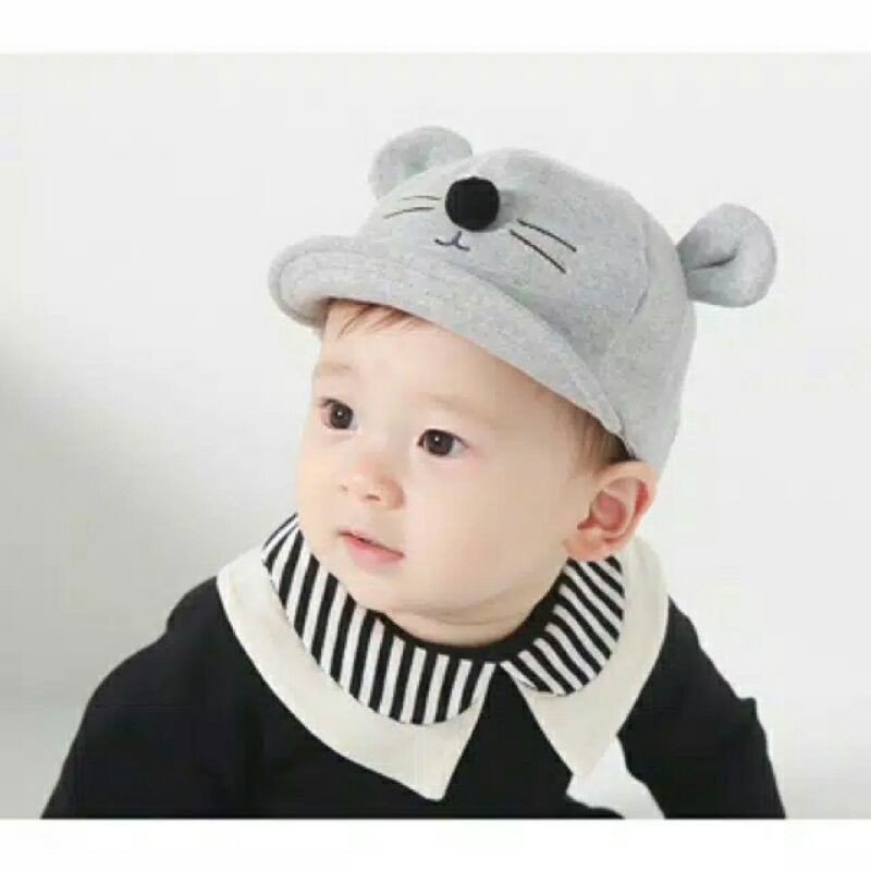 Topi Bayi Baseball kucing Topi Bayi Lucu Topi Bayi karakter