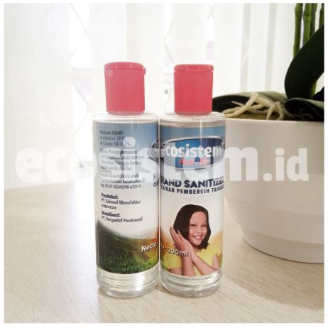 Hand Sanitizer Cair flip botol Ecosistem+ Kemasan 200 Ml