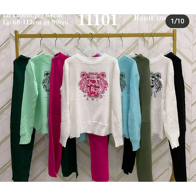 SETELAN RAJUT IMPORT KENZO/ONE SET RAJUT