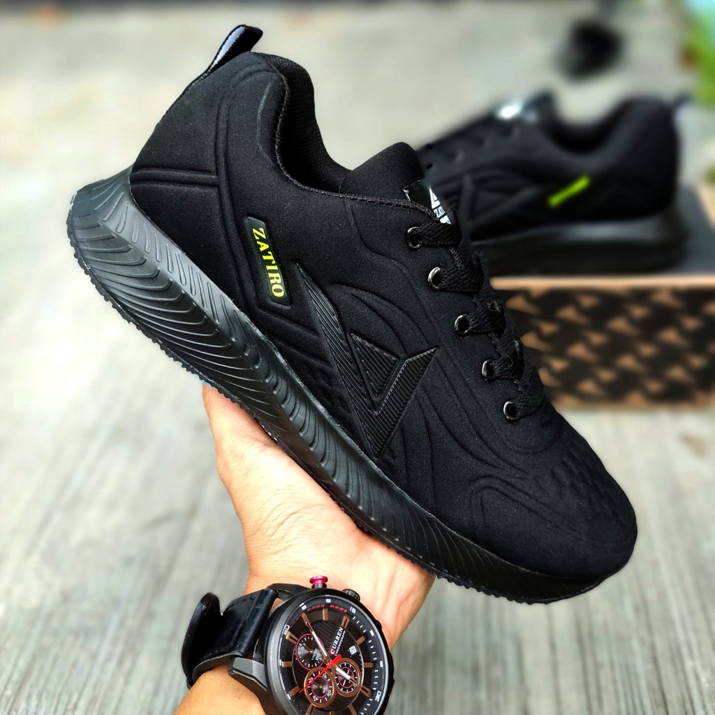 Sepatu Pria Fashion Original Spatu Kets Sneakers Model Zatiro Sport Running Keren Casual Santai Nongkrong Murah