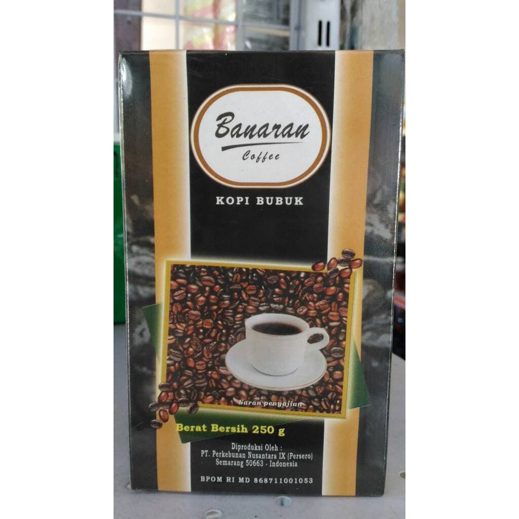 

Banaran Coffee 250 gram - Kopi Bubuk Robusta Mantap Semarang