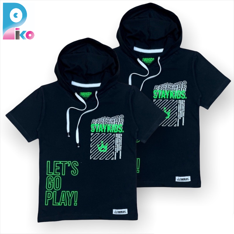 Piko kaos hoodie anak distro usia 1-12 tahun bahan katun