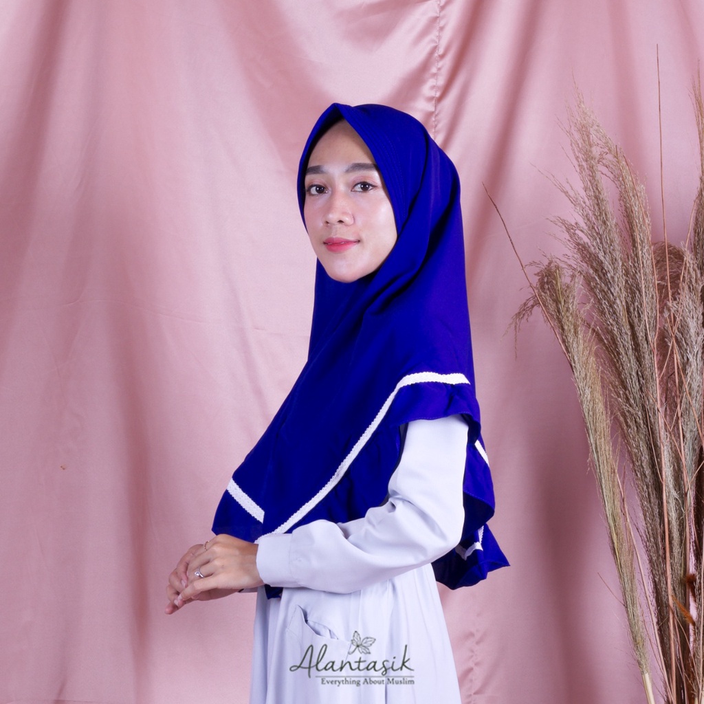 Alantasik - jilbab pet antem aira renda lace hijab hijab instan R.17