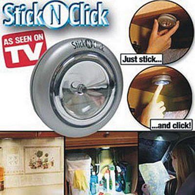 Mikusoo Stick N Click Lampu Emergency Tekan dan Tinggal Tempel