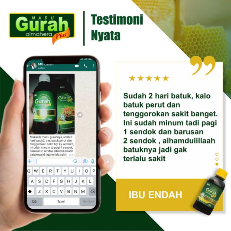 MADU GURAH ALMAHERA PLUS Original, Mengobati Sesak Nafas, Asma, TBC, Batuk Menahun, Sinusitis, Gangguan Pernafasan Paru-paru-3