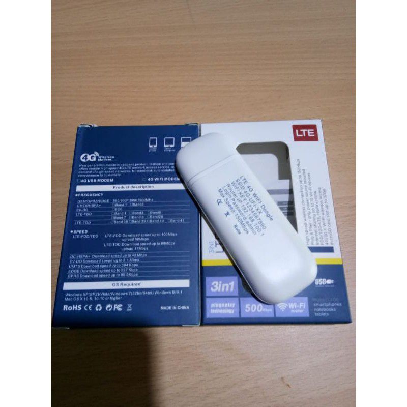 LTE Modem 4G wifi All Operator 150Mbps White