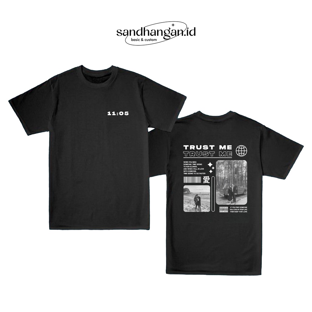 KAOS CUSTOM FOTO BUCIN STREETWEAR PREMIUM TEBAL