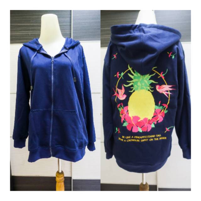 Jaker fleece bordir/ Jaket bordir / Jaket / Jaket buah