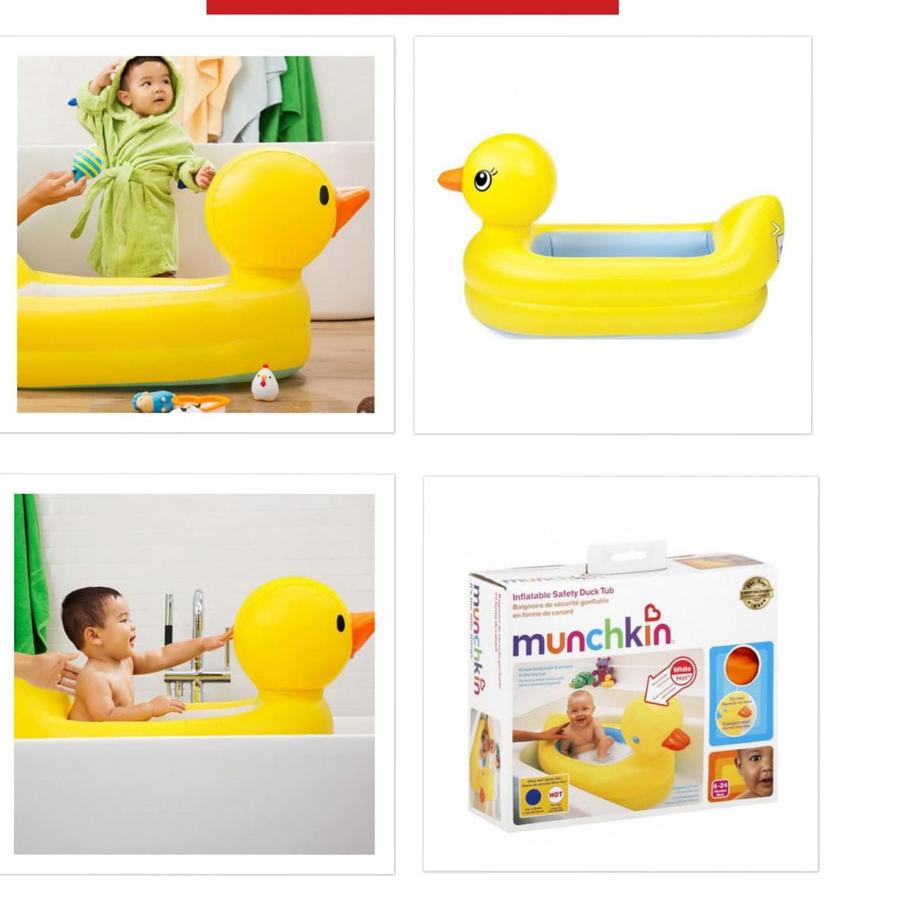 ● Munchkin bak mandi bayi / bak mandi karet / bak mandi angin / bak mandi anak lucu / bak mandi mura