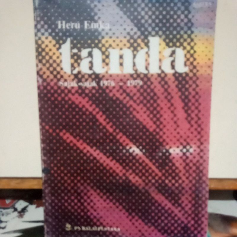 Buku Sastra - tanda Sajak-Sajak 1976-1979