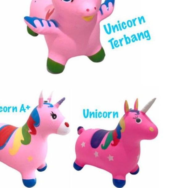 ⅎ KUDA JUMPING UNICORN - Jeys - KUDA KUDAAN KARET MEMBAL *READY*(JUMBO) ➼