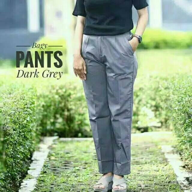 BAGGY PANTS JUMBO 3L , 4L Celana kantor