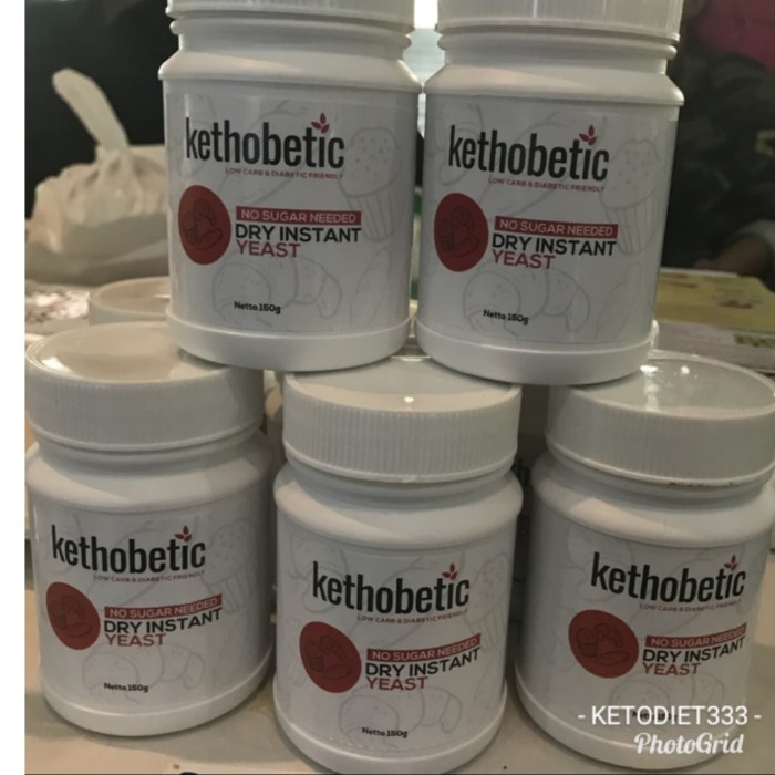

Siap Kirim Ketobetic Dry Instant Yeast Ragi Kering Tanpa Gula 150Gr