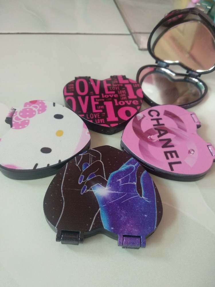 Cermin Lipat Dengan Ring Hp Cermin Standing Mirror Hp